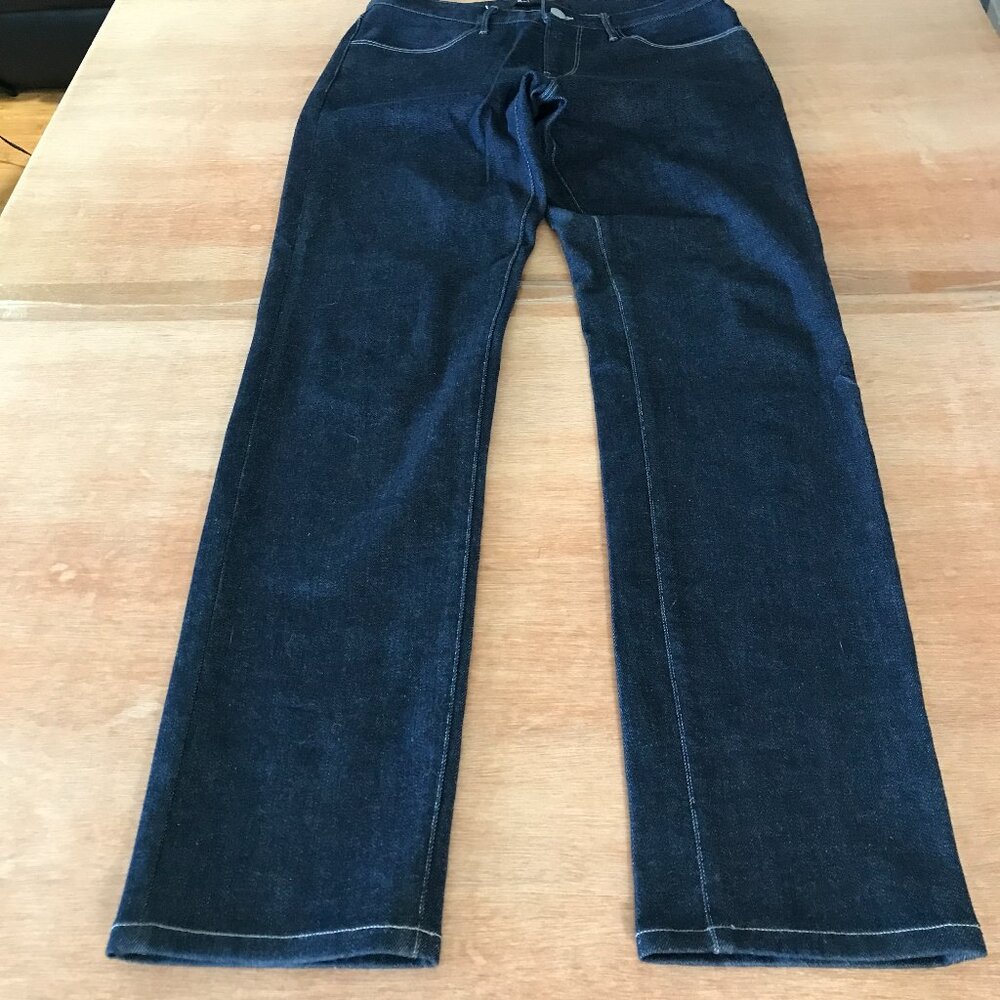 3x1 Jeans Men 32x33 1/1 Blue Low Rise Selvedge Dark Wash Stretch Preppy 16785